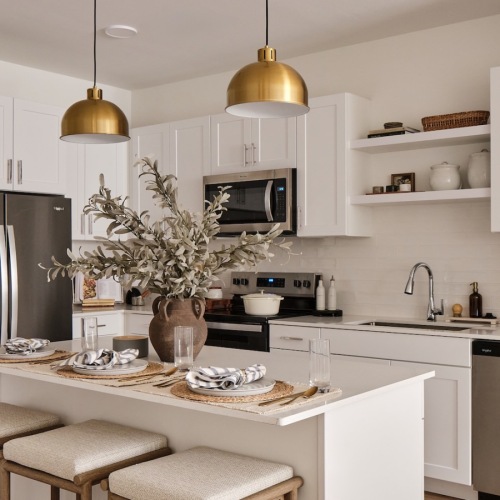 Spacious kitchens with thoughtful details kitchen with island and seating